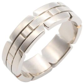 Anello Cartier Tank Française SM Argento
