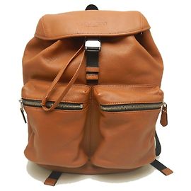 COACH F71728 Leather Backpack Brown
