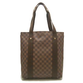 Borsa Tote Louis Vuitton Damier Cabas Beaubourg Damier ebene