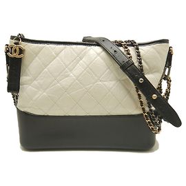 Borsa a Spalla Gabrielle de Chanel Nero Bianco