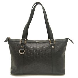Borsa Tote Gucci Guccissima Nero