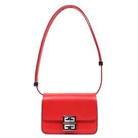 Givenchy 4G Xbody Bag Small Bolso Bandolera de Cuero Rojo Roja