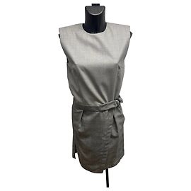 Louis Vuitton Sleeveless Wool & Cashmere Grey Dress - Size 36 Other