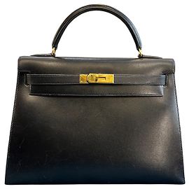 Hermès Borsa Kelly Sellier 32 in Box Calf 1971 Hermes Altro
