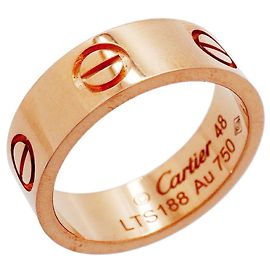Cartier Love Ring aus 18K Roségold Andere