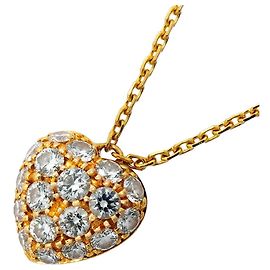 Collar Cartier Heart Pave Otro