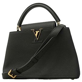 Borsa Louis Vuitton Capucines MM Nero