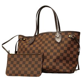 Borsa Tote Louis Vuitton Damier Neverfull PM Damier ebene