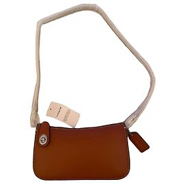Coach Glv Penn Leather Shoulder Bag - Burnished Amber Brown
