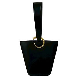 Borsa Mini Tote Panthère di Cartier in pelle di vitello nera Nero