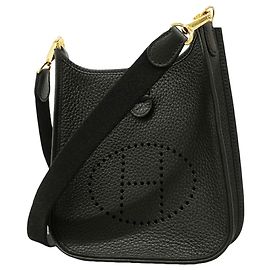 Hermès Borsa a tracolla Hermes Evelyne TPM Nero
