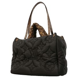 Borsa Tote Louis Vuitton LV Pillow OnTheGo MM Marrone Nero