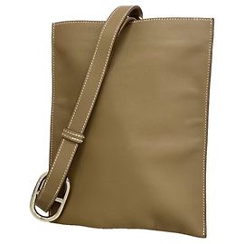 Bolso de hombro Hermès en gris Etoupe Gris pardo
