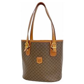 Céline Borsa Tote Celine Macadam Marrone