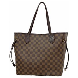 Sac cabas Louis Vuitton Damier Neverfull MM Damier ebène