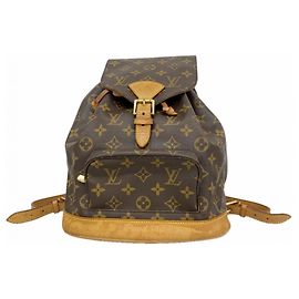 Louis Vuitton Monogram Montsouris MM Backpack Brown