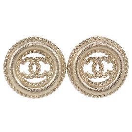 Orecchini Chanel Coco Mark Gold Stud D'oro