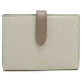 Céline Celine Gray Bi-Fold Wallet Brown