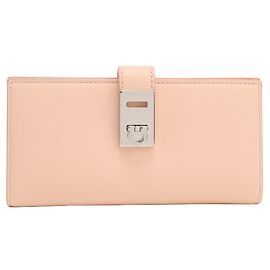 Cartera larga bipliegue rosa Salvatore Ferragamo Rosa
