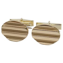 Tiffany & Co. Refurbished 18K Gold Cufflinks Golden
