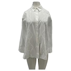 Autre Marque Camicia bianca in cotone LEVETE Bianco