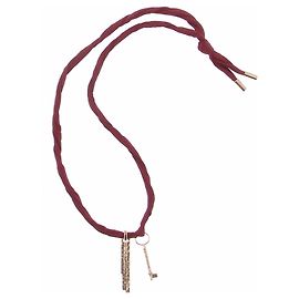 Givenchy Collier à breloques géométriques Rouge