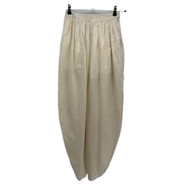 Autre Marque GIA STUDIOS Leinenhose Beige Beige