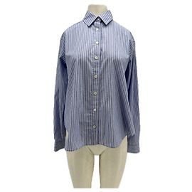 Autre Marque Camisa de rayas azules Azul