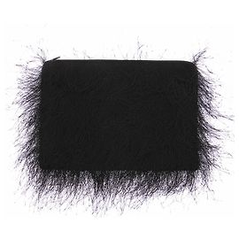 Autre Marque Pochette noire effet fourrure Noir