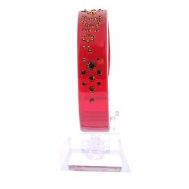 Dior Bracciale in PVC rosso Rosso