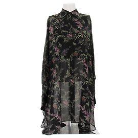 Dior Black Printed Viscose Dress Black