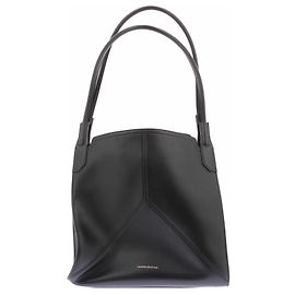 Victoria Beckham Black leather handbag Black