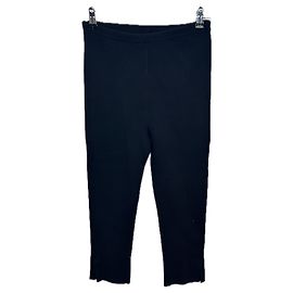 Autre Marque LOVE STORIES Black Viscose Capri Pants Black