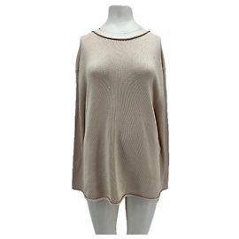 Autre Marque Jersey GIA STUDIOS de seda beige Beige