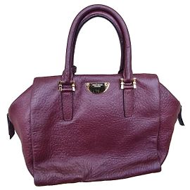 Borsa a tracolla in pelle bordeaux Nina Ricci Bordò