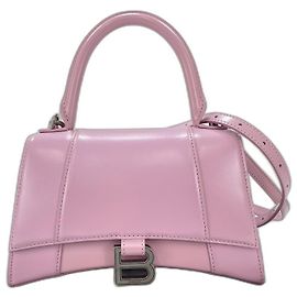 Bolsa Hourglass da Balenciaga em rosa Rosa