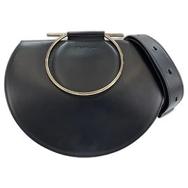 Borsa a tracolla 2-Way nera Salvatore Ferragamo Nero