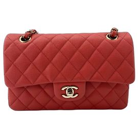 Bolso de Hombro Chanel Matelassé 23 Double Flap Naranja