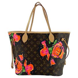 Sac cabas Louis Vuitton Neverfull MM Marron