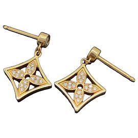LOUIS VUITTON Earrings Golden