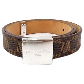 Louis Vuitton Gürtel Brown Damier Ebene Braun