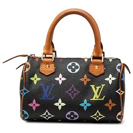 Louis Vuitton Black Monogram Multicolore Mini Speedy HL Autre