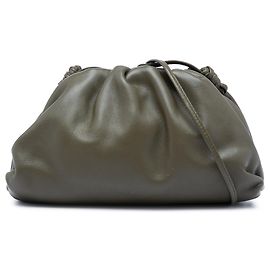 Bottega Veneta Borsa a tracolla The Mini Pouch in agnello marrone Marrone Cachi