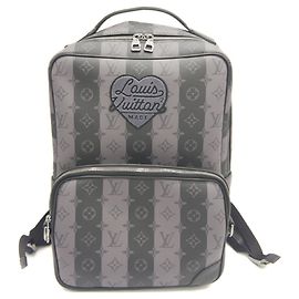 Mochila Modular Louis Vuitton Monogram Stripe Eclipse Castaño
