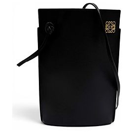Borsa a Spalla Loewe Classic Calfskin Dice Pocket Anagram Nero