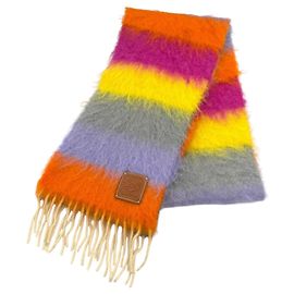 Stola in misto lana e mohair Loewe Multicolore