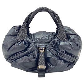 Sac à main Fendi x Moncler Spybag Zucca Noir