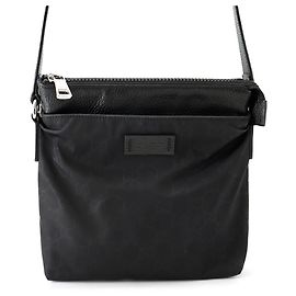 Borsa a tracolla in nylon nero Gucci Nero