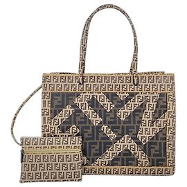 Borsa Tote Fendi Zucca Zucchino Marrone