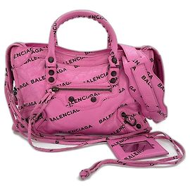 Bolsa Balenciaga Classic City em couro rosa Rosa